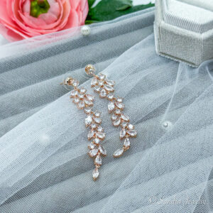 Bridal Crystal Chandelier Earrings