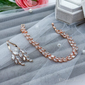 Drop Crystal Bridal Earrings