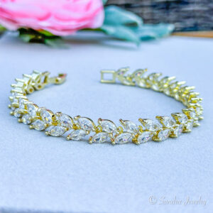 Cubic Zirconia Classic Bracelet for Bride