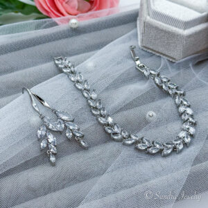 Drop Crystal Bridal Earrings