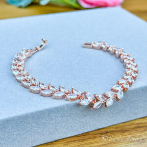 Cubic Zirconia Classic Bracelet for Bride