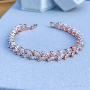 Cubic Zirconia Classic Bracelet for Bride