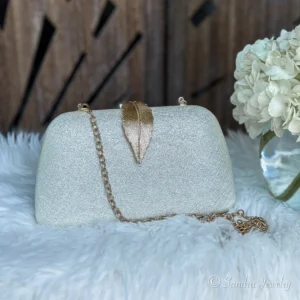 Elegant Bridal Hand Bag, Evening Wedding Clutch