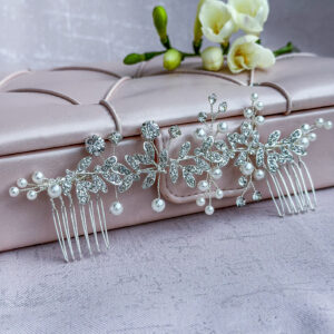 silver hair comb