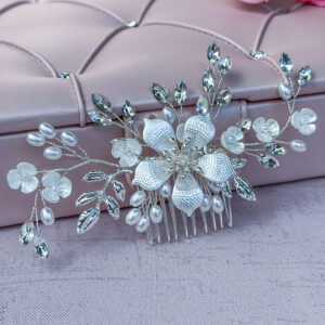 silver hair comb