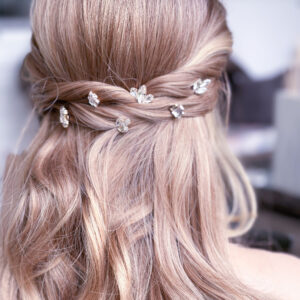 Delicate Crystal Hair Pins for Wedding