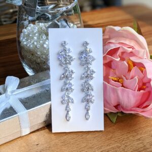 Bridal Crystal Chandelier Earrings