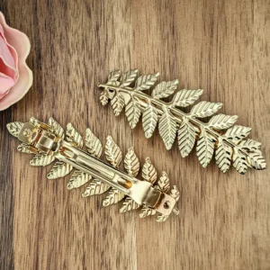 Gold Leaf Hair Comb for Wedding