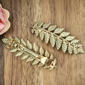 Gold Leaf Hair Comb for Wedding