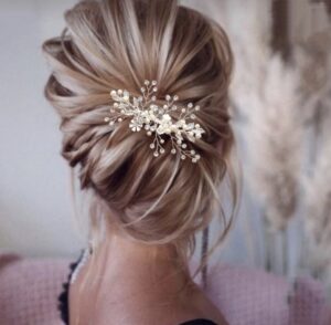 Pearl and Rhinestone Bridal Hair Comb