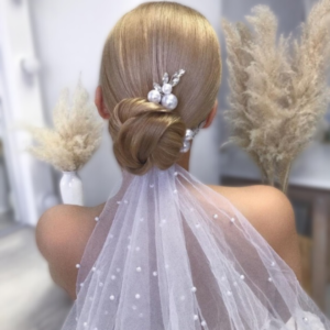 Pearl and Crystal Bridal Hairpins