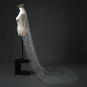 Luxury Pearl Wedding Veil