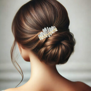 Bridal Crystal Hair Comb featuring intricate designs made from premium alloy and adorned with high-quality crystals